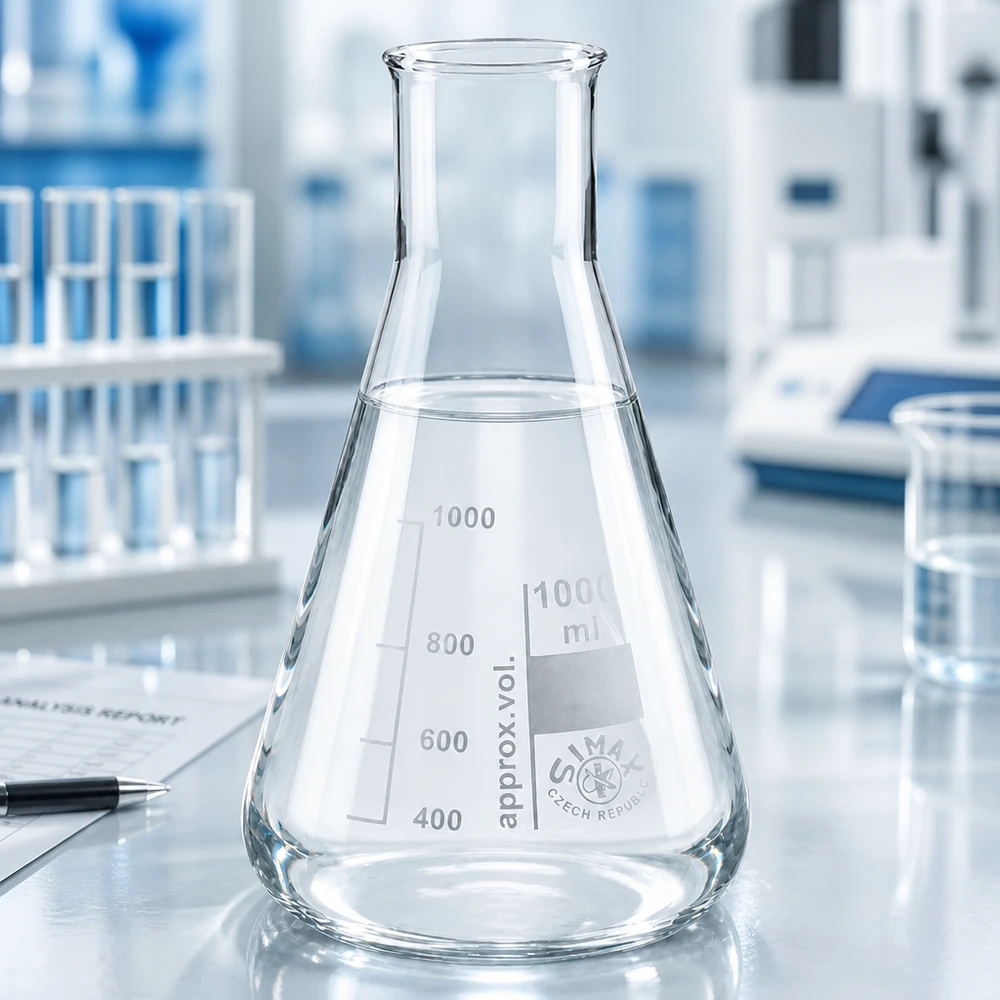 Erlenmeyerkolben 200ml Weithals Erlenmeyerkolben 200ml Weithals aus Borosilikatglas für professionelle Laboranwendungen bei Pacadura.de