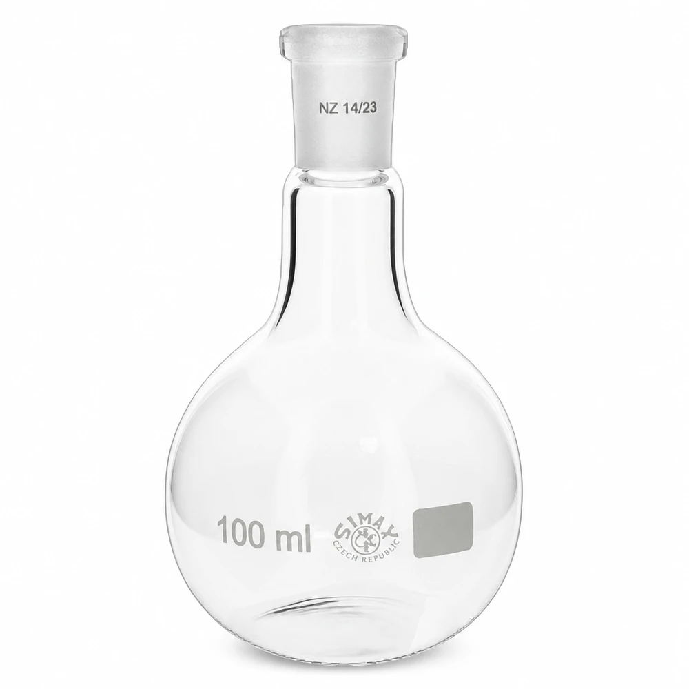 Stehkolben 100ml Borosilikatglas NS 14/23 für Labor und Industrie bei Pacadura.de