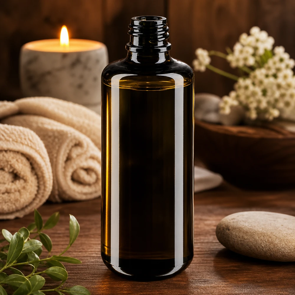 100ml Tropfflasche Orion aus Violettglas Miron für professionelle Anwendung in Kosmetik und Aromatherapie