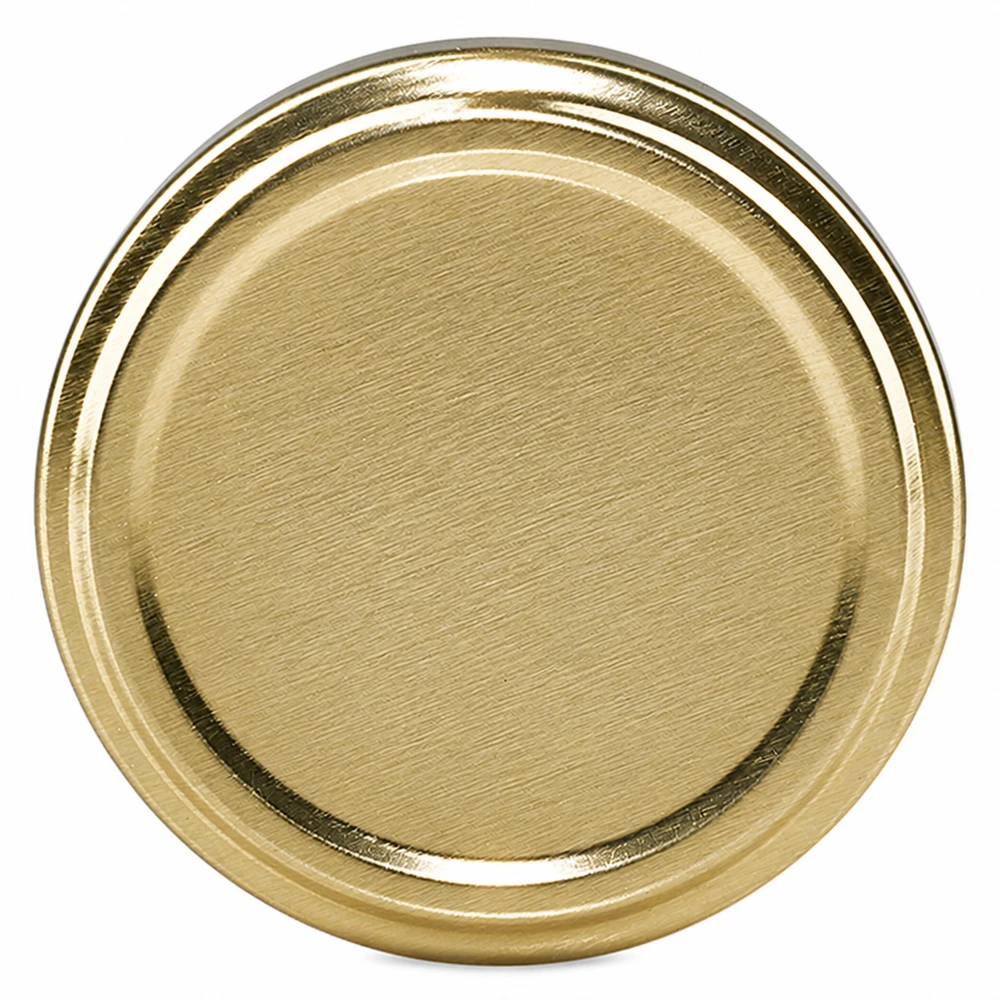 UNiTWIST TO66 Twist-Off-Deckel gold BioSeal BPA-NI unitemp Metalldeckel 66mm Gewerbeverpackung