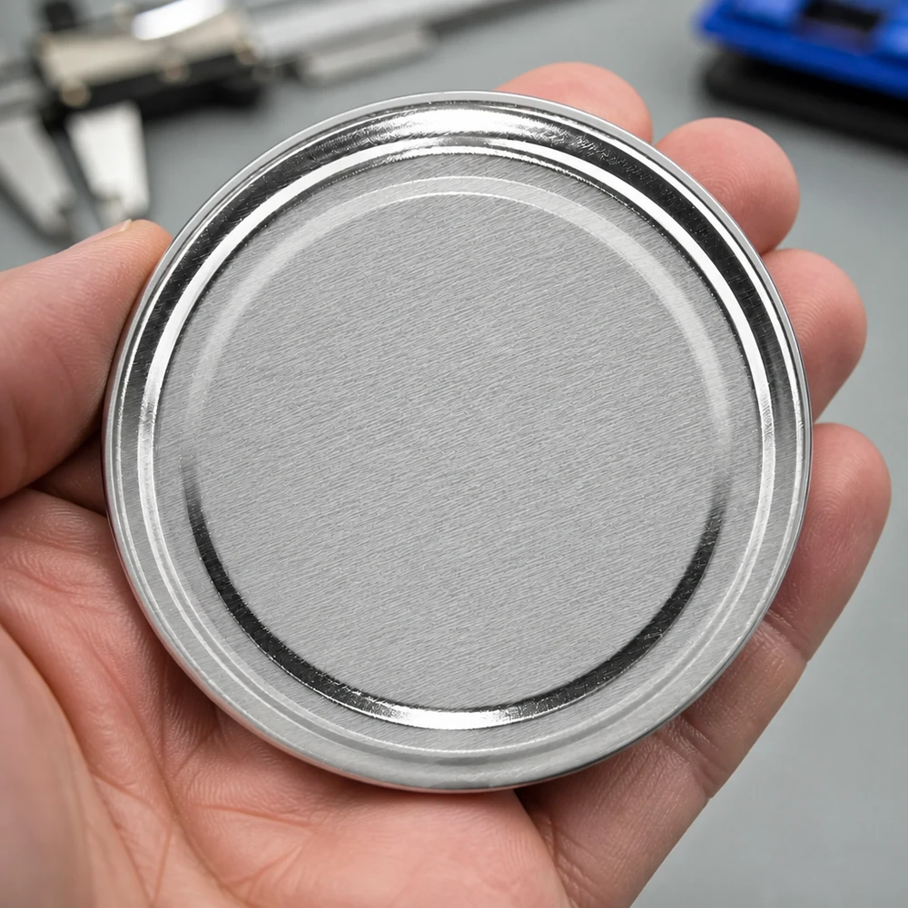 58mm BasicSeal Deckel silber (TO58) UNiTWIST 58mm TO58 BasicSeal Twist-Off Deckel silber Weißblech Einmachdeckel Großhandel Pacadura