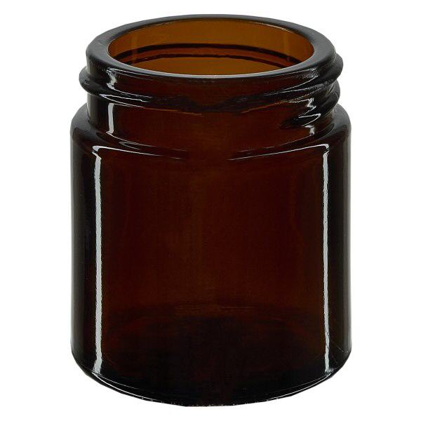 30ml Glastiegel. braun ohne Deckel, Gewinde 38mm/R3 ApoGlas 30ml Glastiegel. braun ohne Deckel, Gewinde 38mm/R3 ApoGlas