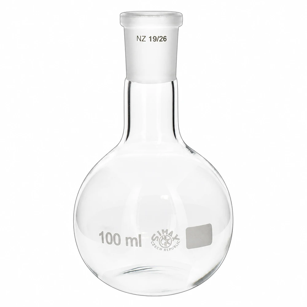 Stehkolben 100ml Borosilikatglas NS 19/26 Normschliff für Labor und Industrie bei Pacadura