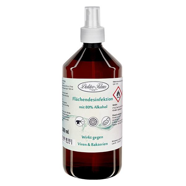 Flächendesinfektion Spray 1000ml Doktor-Klaus Flächendesinfektion Spray 1000ml Doktor-Klaus