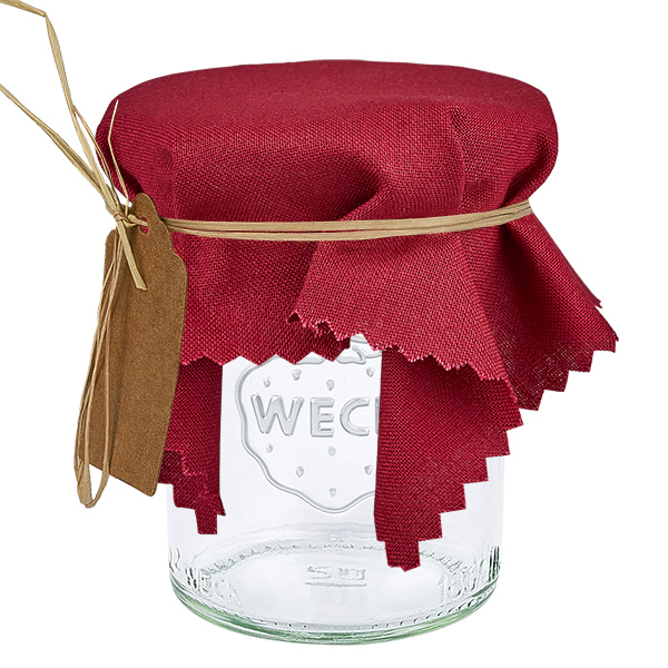 Stoff Schmuckdeckchen weinrot 15cm eckig Stoff Schmuckdeckchen weinrot 15cm eckig