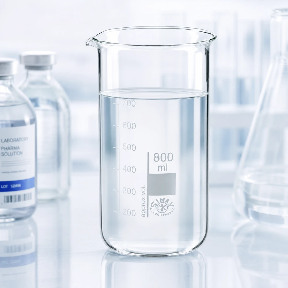 Becherglas 800ml Borosilikatglas, hohe Form Becherglas 800ml hohe Form aus Borosilikatglas für Labor und Gewerbe von Simax