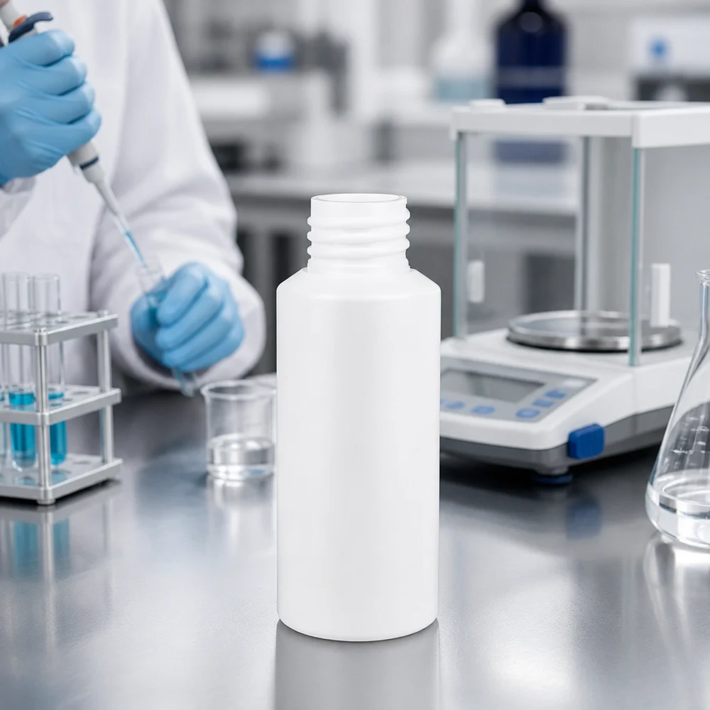 Apothekerflasche HDPE 30ml weiß ohne Verschluss für pharmazeutische und gewerbliche Anwendungen