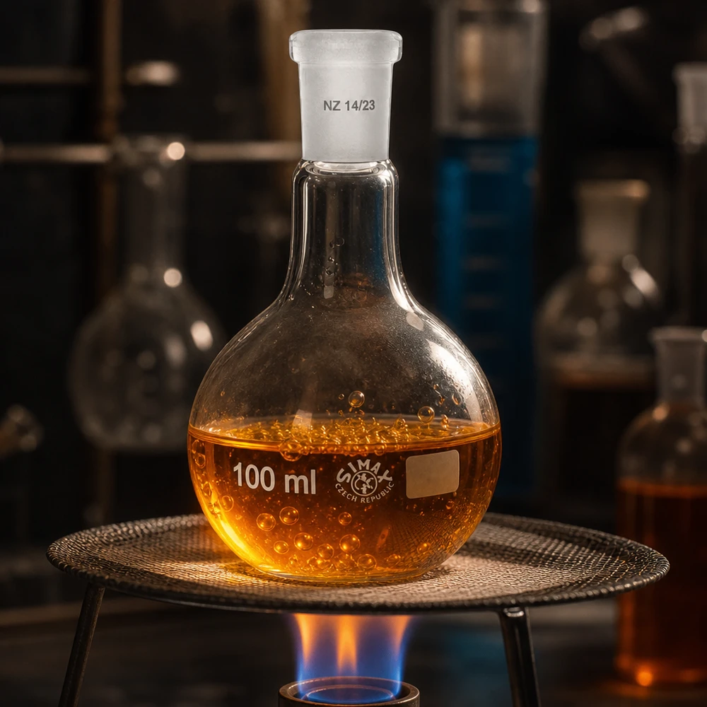 Stehkolben 100ml mit Normschliff (14/23) Stehkolben 100ml Borosilikatglas mit NS 14/23 Normschliff für professionelle Laboranwendungen bei Pacadura.de