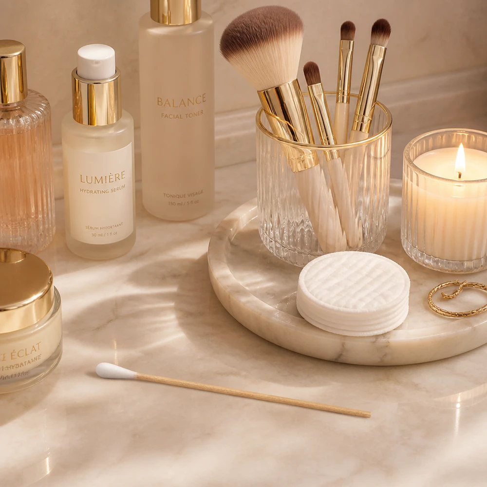 Wattestäbchen UNSTERIL Unsterile Wattestäbchen mit Holzstiel für professionellen Kosmetik- und Pflegeeinsatz im Fachhandel