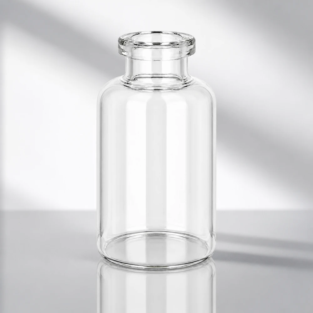 Injektionsflasche Klarglas 30ml für pharmazeutischen Einsatz transparentes Borosilikatglas Pacadura