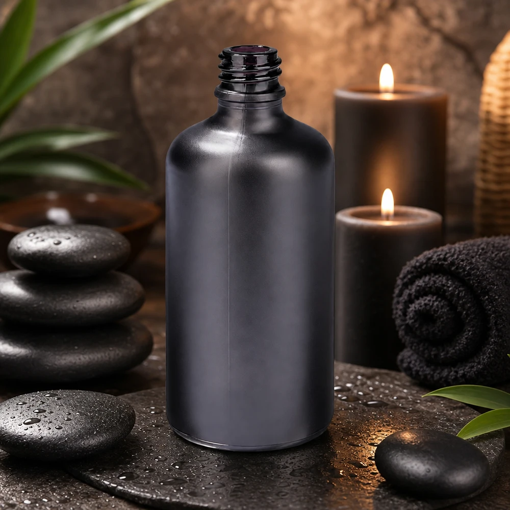100ml Apothekerflasche schwarz Glas UT18/100 UNiTWIST für professionelle Kosmetik und Pharmazie Pacadura