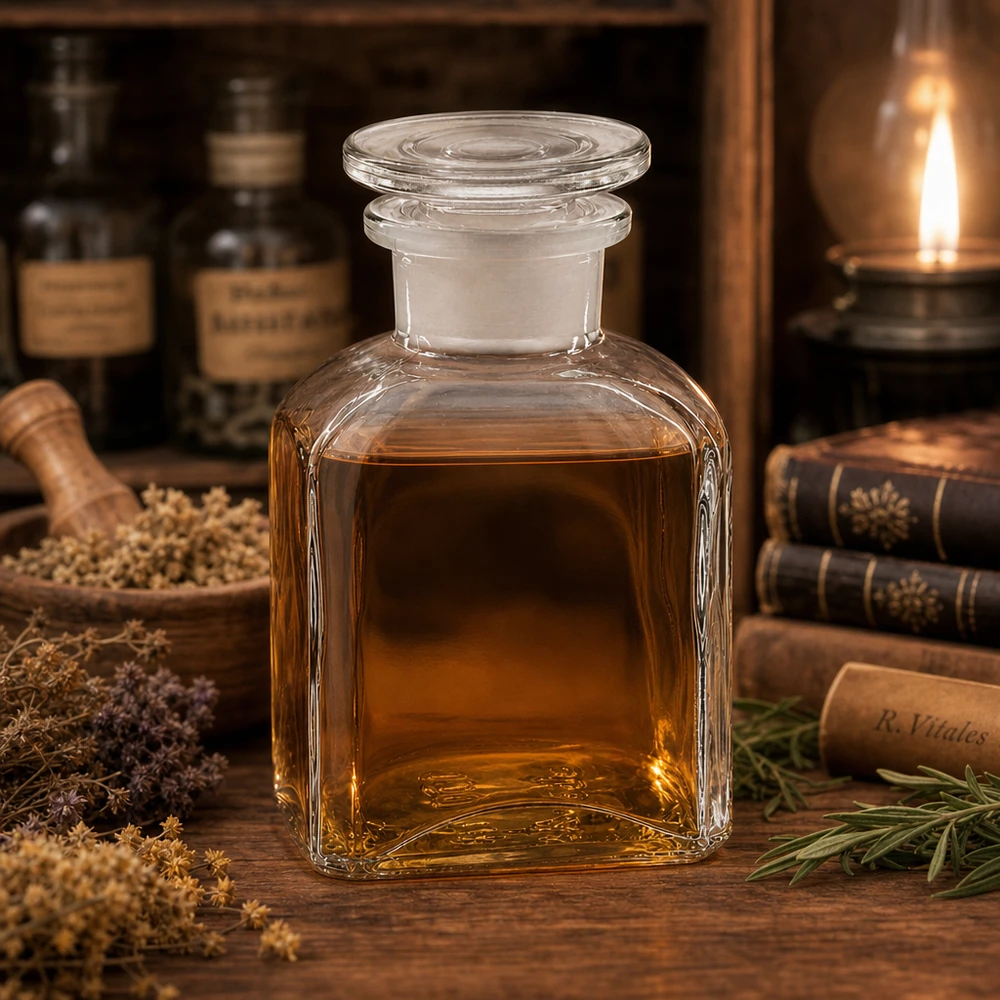 Vierkantflasche 150ml Klarglas mit Glasstopfen Weithals für Apotheke Labor Kosmetik Fachhandel