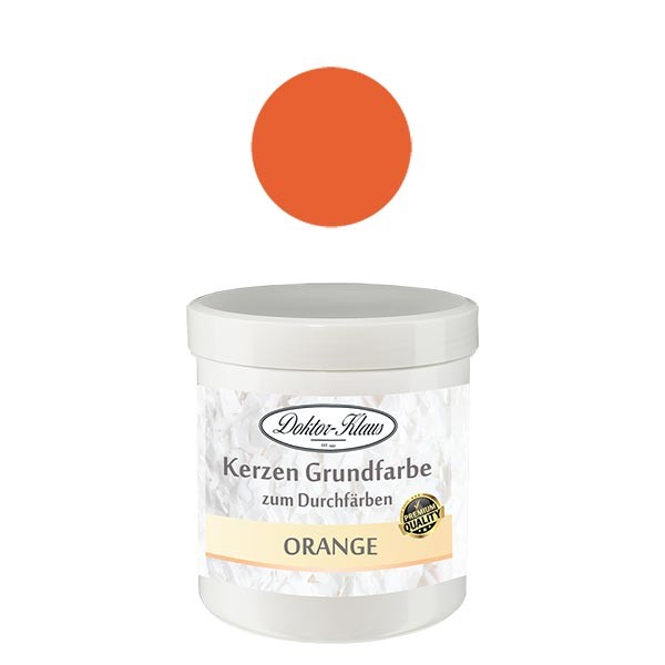 Doktor-Klaus Kerzengrundfarbe Orange, 7gr, in Dose Doktor-Klaus Kerzengrundfarbe Orange, 7gr, in Dose