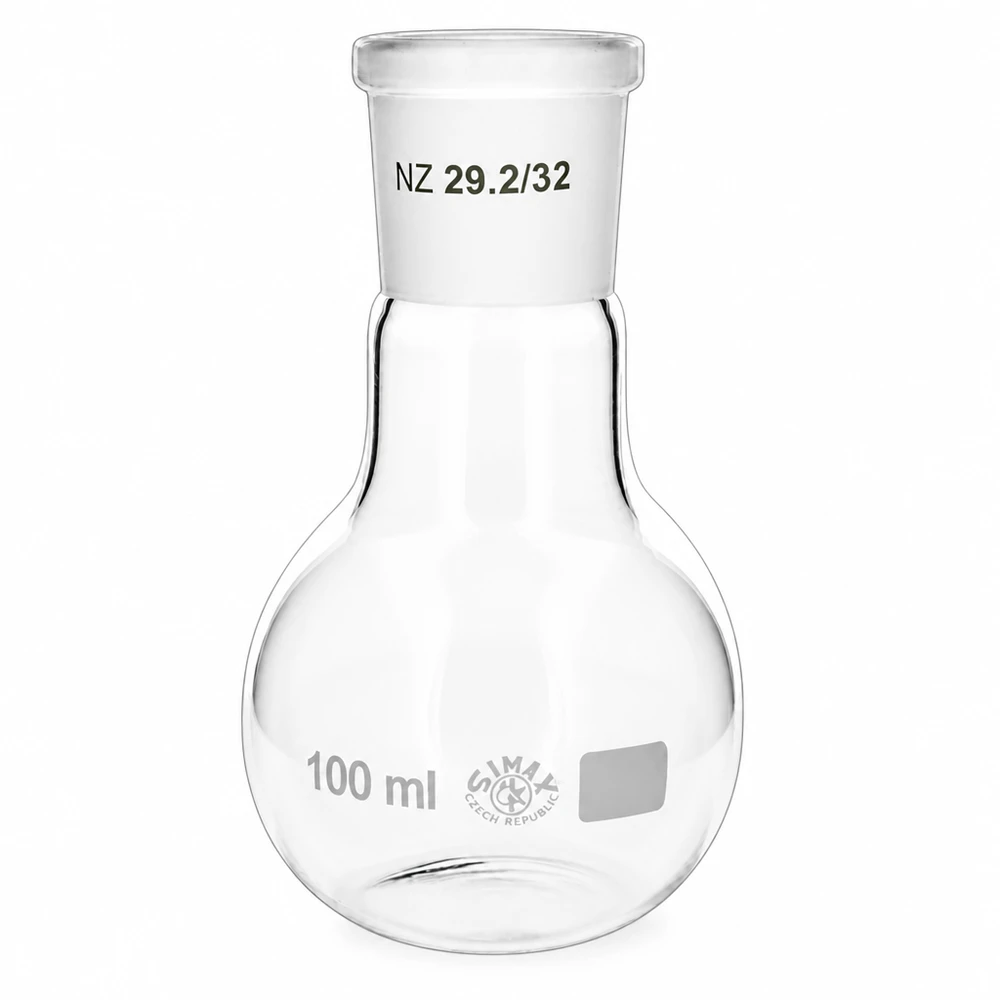 Stehkolben 100ml Borosilikatglas mit Normschliff NS 29/32 für professionelle Laboranwendungen