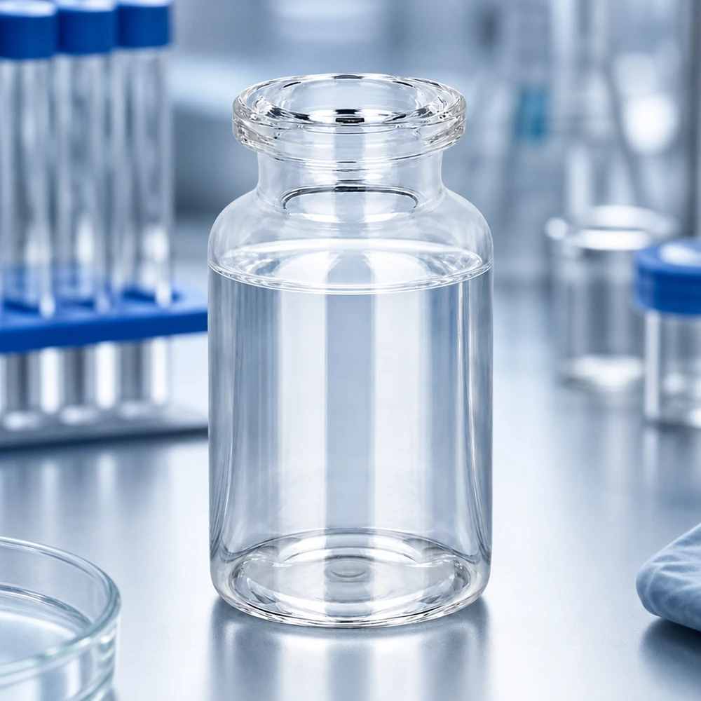 Injektionsflasche Klarglas 10ml für pharmazeutischen und medizinischen Einsatz im Großhandel