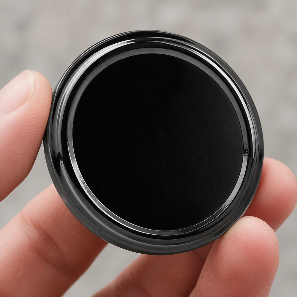 100mm BasicSeal Twist-Off Deckel TO100 schwarz aus Weißblech für gewerbliche Glasverpackungen