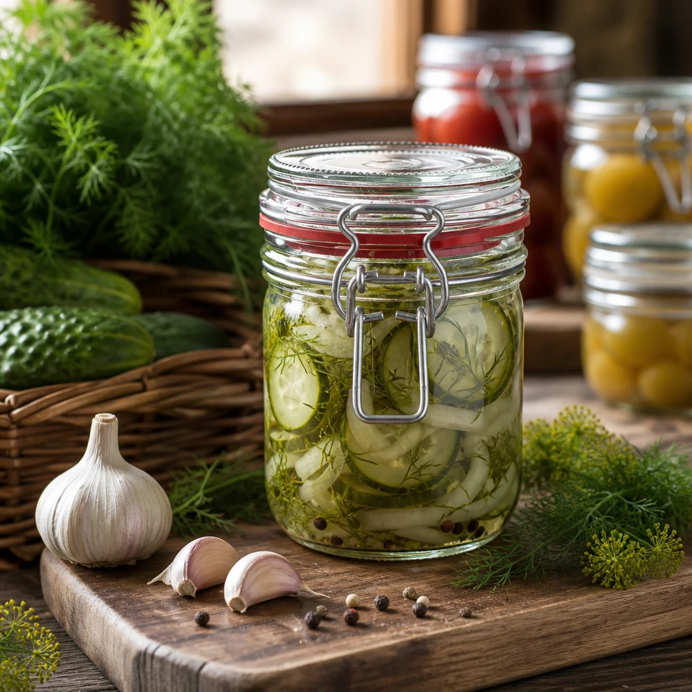 400ml Vorratsglas mit Bügelverschluss für professionelle Lebensmittelkonservierung und gewerbliche Küchenlagerung