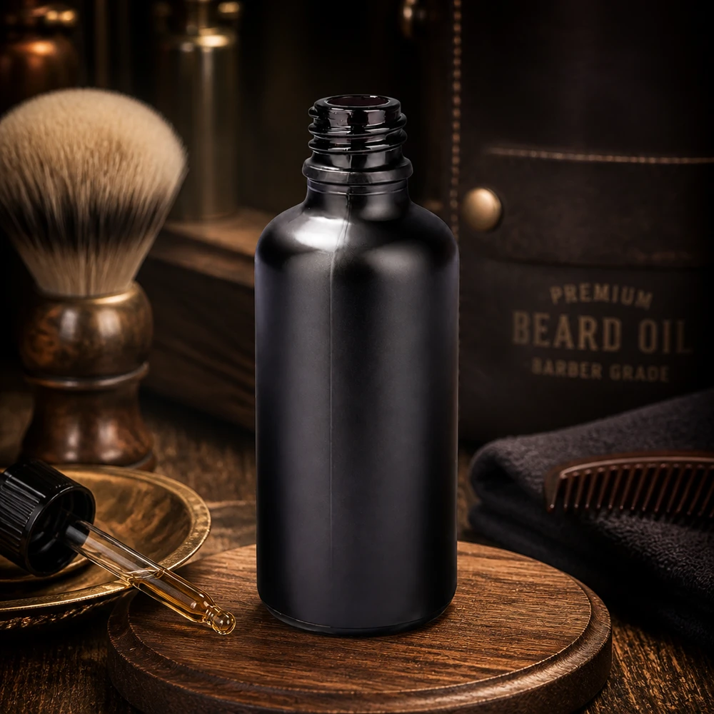 50ml Apothekerflasche BlackLine UT18/50 UNiTWIST 50ml Apothekerflasche BlackLine UT18/50 UNiTWIST schwarz matt für professionelle Kosmetik und Pharmazie