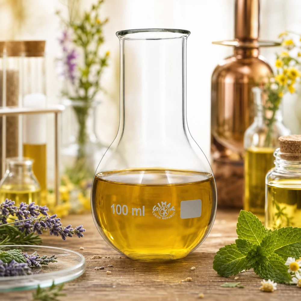Rundkolben 100ml Weithals Rundkolben 100ml Weithals aus Borosilikatglas für professionelle Laboranwendungen und Destillation bei Pacadura