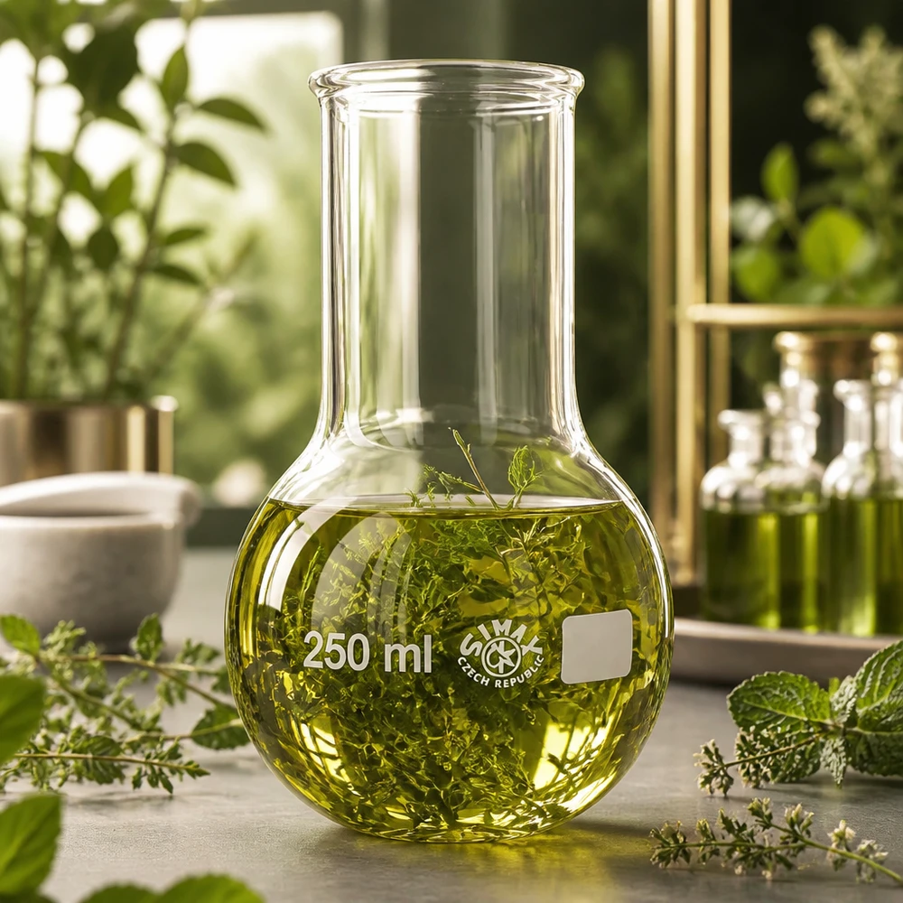 Rundkolben 250ml Weithals aus Borosilikatglas für professionelle Laboranwendungen und Destillation im Fachhandel