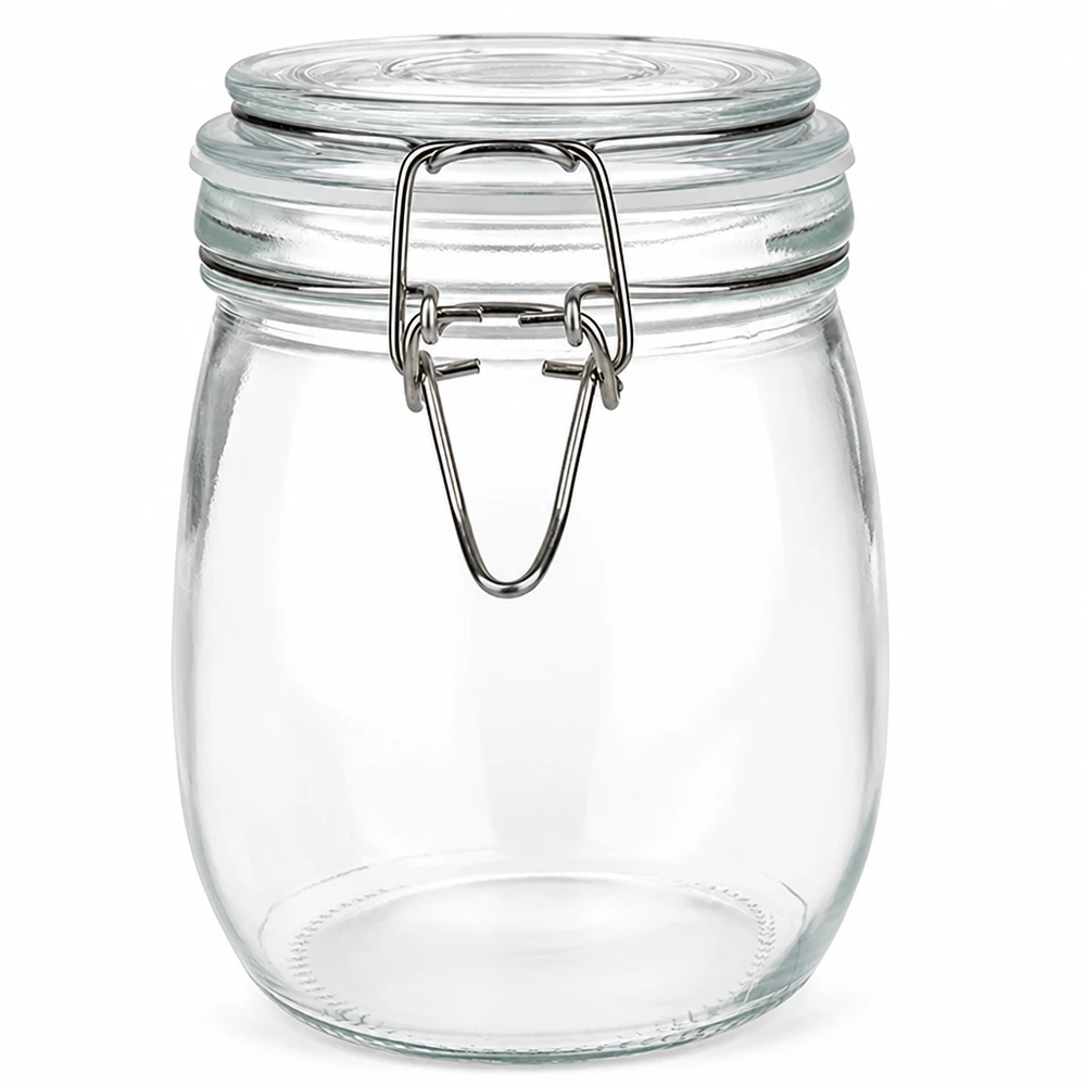 750ml Vorratsglas mit Silikonring und Bügelverschluss UNiTWIST 750ml Vorratsglas mit Bügelverschluss für professionelle Lagerung und Aufbewahrung im Fachhandel