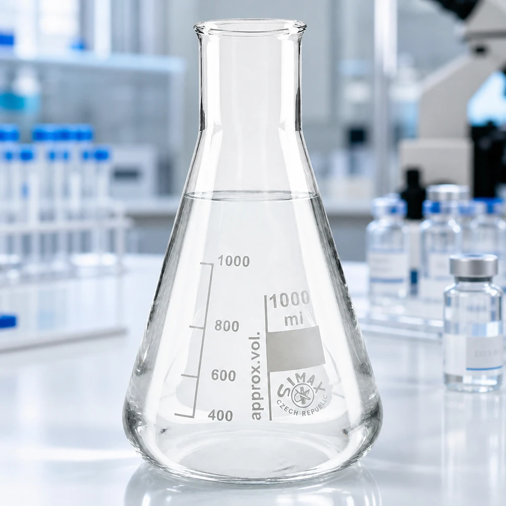 Erlenmeyerkolben 300ml Weithals aus Borosilikatglas für Labor und professionelle Anwendungen bei Pacadura.de