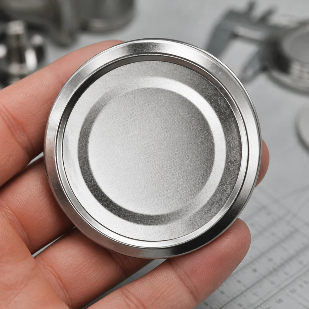 58mm Einmachdeckel TO58deep silber BasicSeal Metalldeckel für gewerbliches Abfüllen UNiTWIST Pacadura