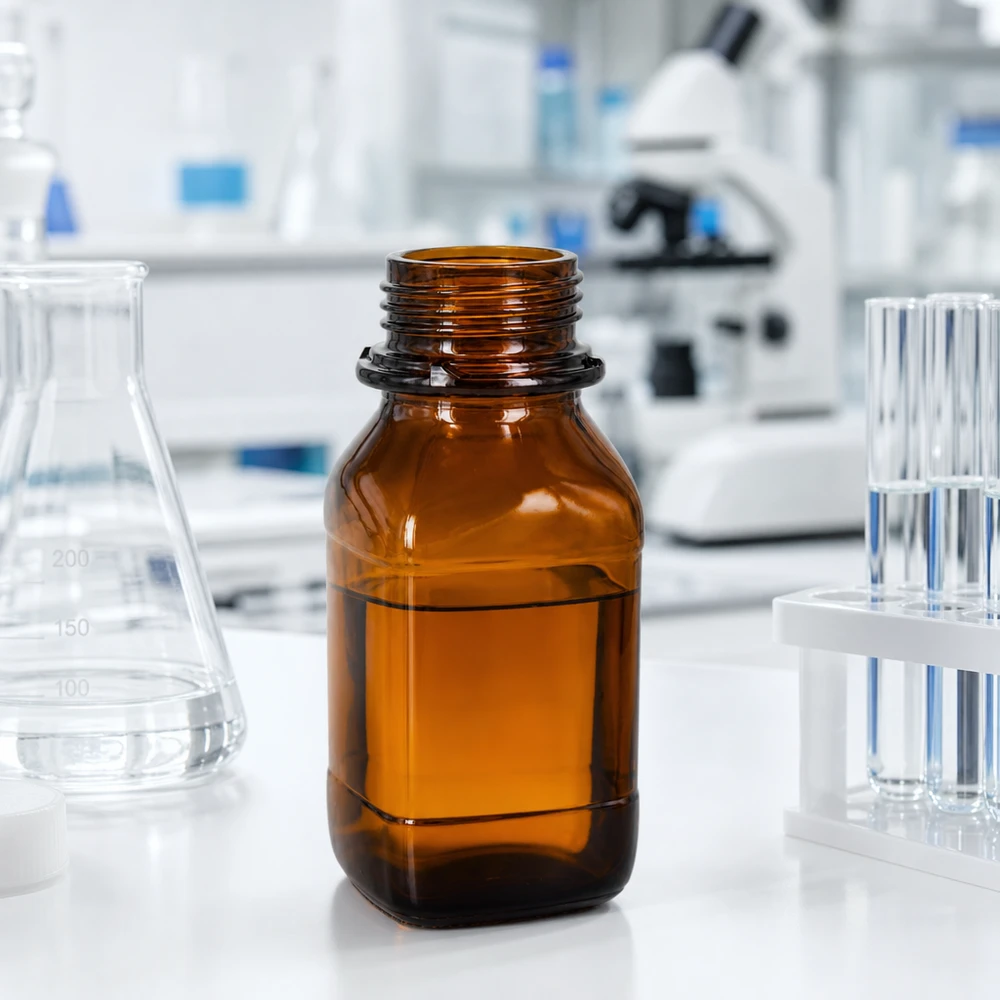 250ml Chemikalienflasche 250ml Chemikalienflasche aus braunem Glas für professionelle Laboranwendungen im gewerblichen Bereich