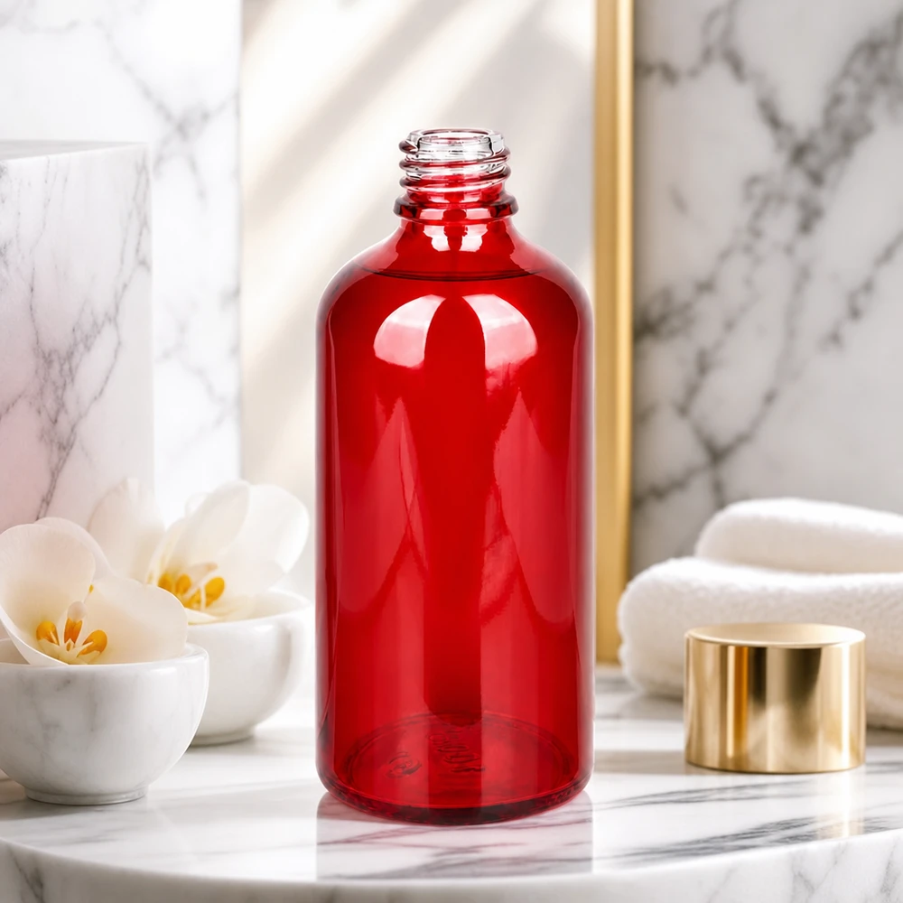 100ml Apothekenflasche RedLine UT18/100 UNiTWIST 100ml Apothekenflasche RedLine Glas UT18/100 UNiTWIST rot für professionelle Anwendung Kosmetik Pharma