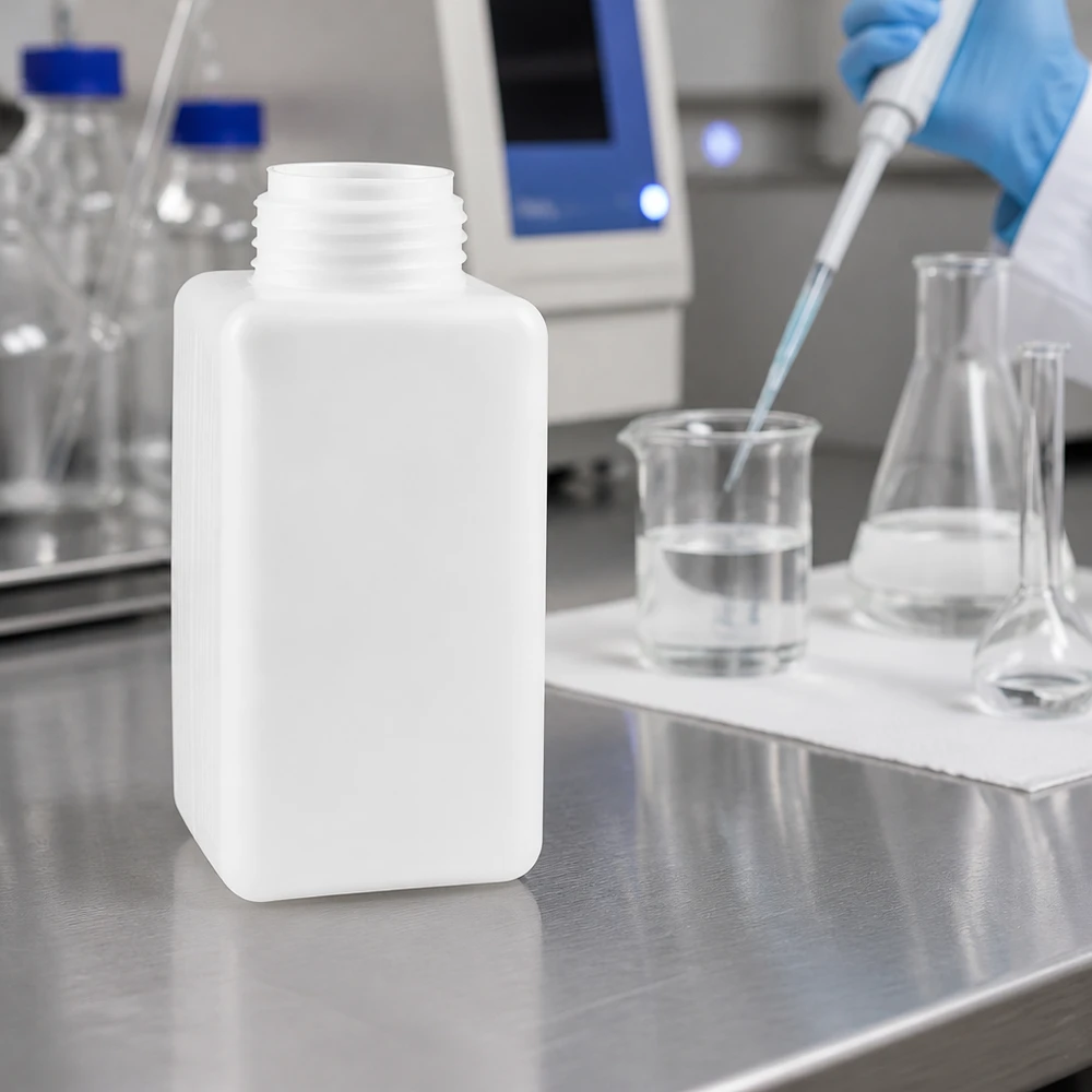 Chemikalienflasche 1500ml Weithals PE-HD naturfarben für professionellen Laboreinsatz Pacadura