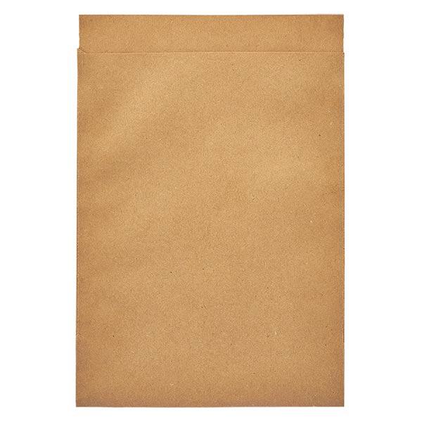 Flachbeutel braun (100er Pack) 162x230mm/50 g/m²