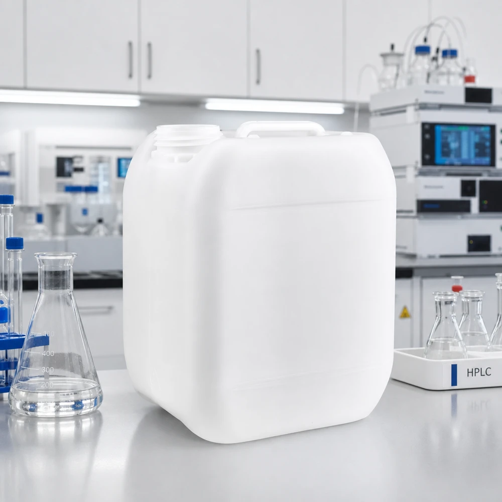 Kanister 5 Liter ohne Verschluss Weißer HDPE-Kanister 5 Liter ohne Verschluss für professionellen Laboreinsatz Pacadura