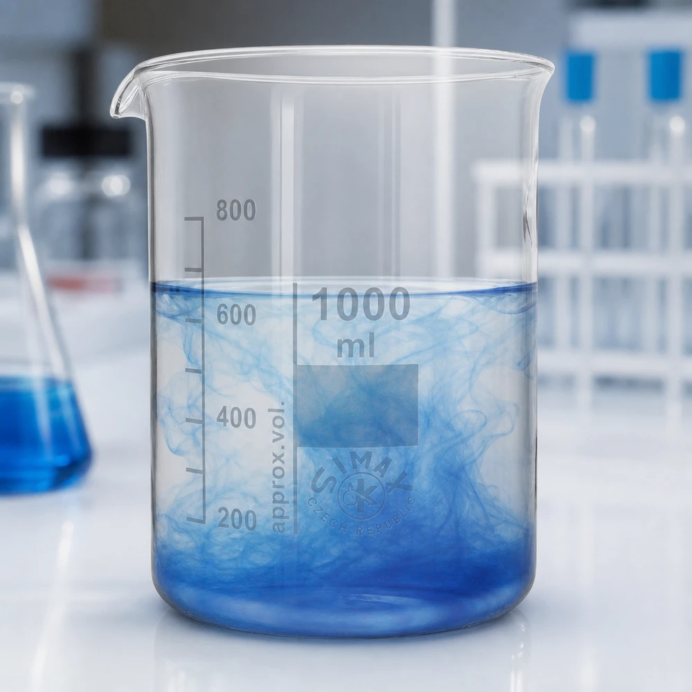 Becherglas 1000ml Borosilikatglas niedrige Form für professionelle Laboranwendungen bei Pacadura