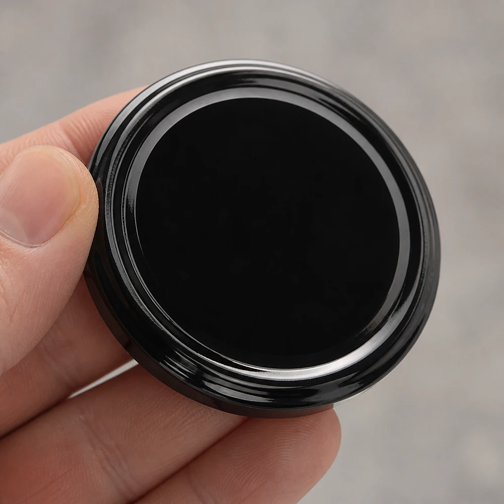 70mm BasicSeal Deckel schwarz (TO70) UNiTWIST 70mm BasicSeal Schraubdeckel TO70 schwarz Weißblech Twist-Off Verschluss für Gläser Großhandel Pacadura