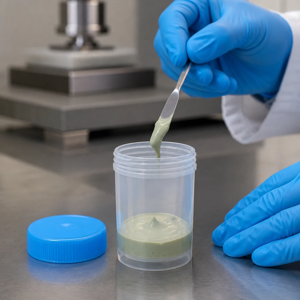 Kunststoffdose 20ml mit blauem Deckel für Laborproben Pathogefäß transparent professioneller Einsatz