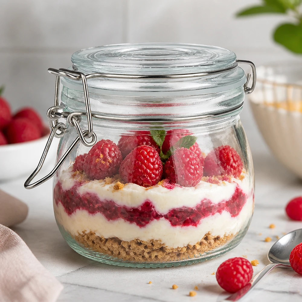 500ml Vorratsglas mit Silikonring und Bügelverschluss UNiTWIST 500ml Vorratsglas mit Bügelverschluss für professionelle Lebensmittellagerung im Fachhandel bei Pacadura