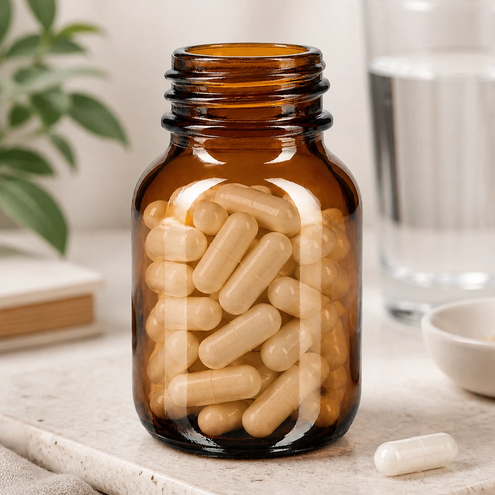 50ml Weithalsflasche Braunglas 50ml Weithalsflasche Braunglas für Kapseln und Tabletten im professionellen Pharma- und Gewerbeeinsatz