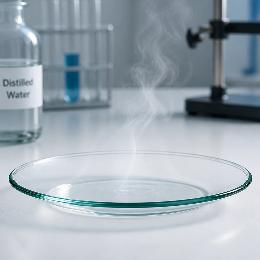 Uhrglasschale ø80 mm Uhrglasschale aus Borosilikatglas Ø 80 mm für professionelle Laboranwendungen bei Pacadura.de