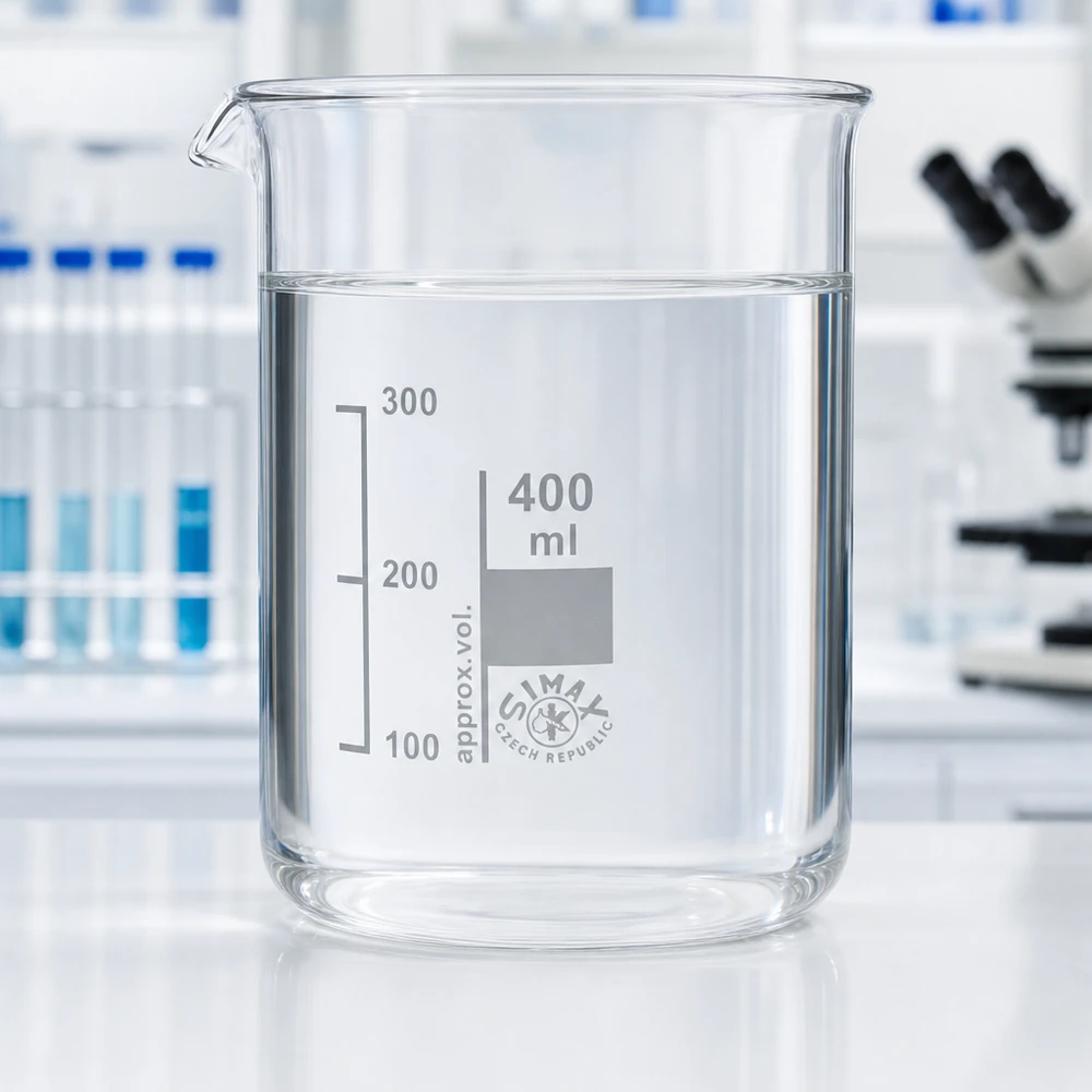 Becherglas 400ml Borosilikatglas, niedrige Form Becherglas 400ml Borosilikatglas niedrige Form für professionelle Laboranwendungen im Fachhandel bei Pacadura
