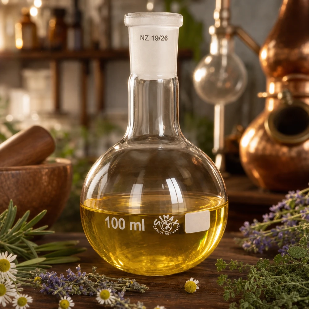 Stehkolben 100ml mit Normschliff (19/26) Stehkolben 100ml Borosilikatglas NS 19/26 für Labor und Destillation im professionellen Einsatz bei Pacadura
