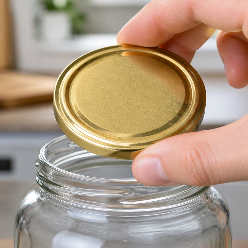 UNiTWIST TO70 Twist-Off-Deckel gold BioSeal BPA-NI unitemp Glasdeckel professionell Großhandel