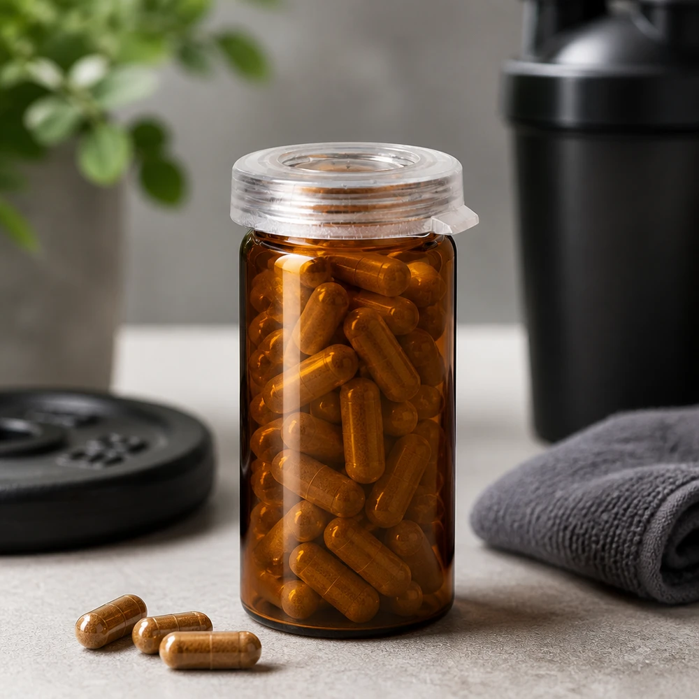 Klares Rollrandglas 5ml mit Schnappdeckel für Kapseln und Tabletten professionelle Abfüllung Pacadura