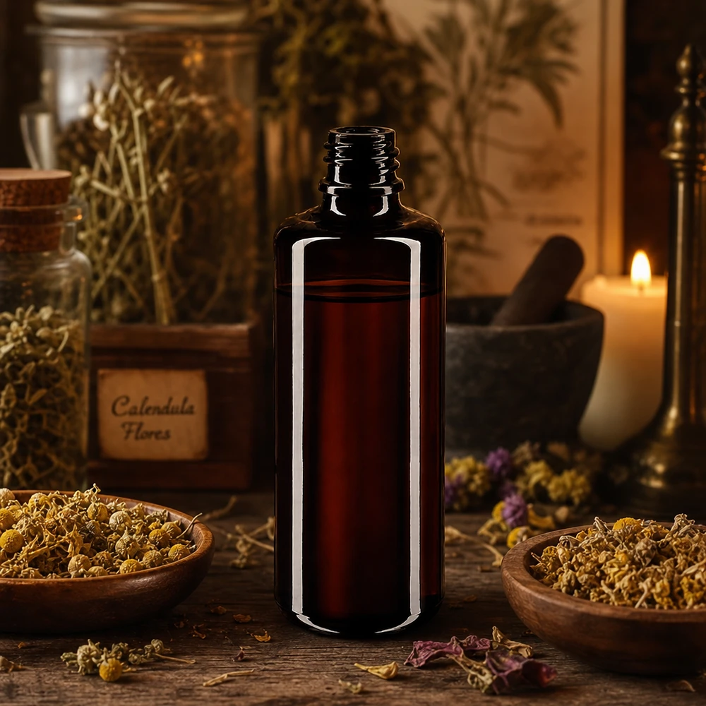 Violettglas Flasche 100ml DIN 18 (Mironglas) 100ml Tropfflasche Orion aus Violettglas Miron für professionelle Anwendung in Apotheke und Naturheilkunde