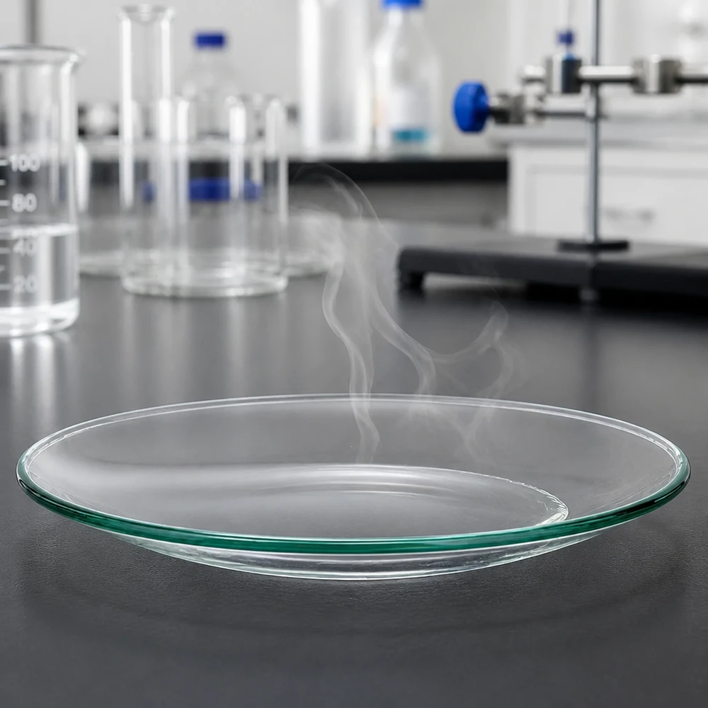 Uhrglasschale Borosilikatglas Ø 110mm für Labor Abdampfen Kristallisation professioneller Einsatz Gewerbetreibende