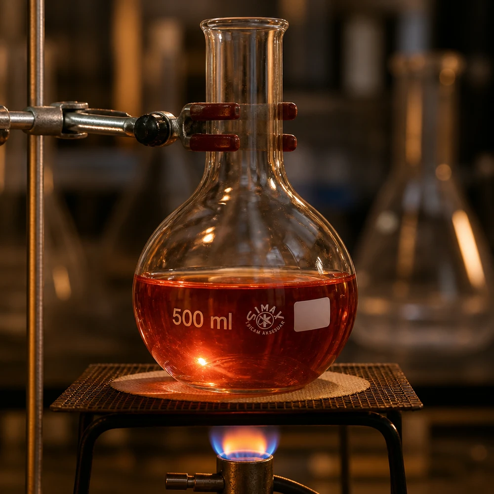 Stehkolben 500ml Enghals aus Borosilikatglas für professionelle Laboranwendungen bei Pacadura.de