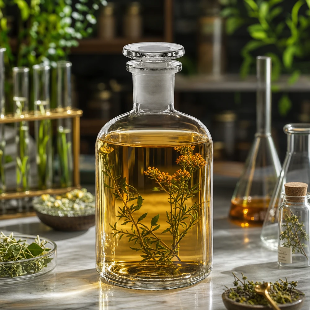 Rundschulterflasche 250ml klar Enghals Glasstopfen Rundschulterflasche 250ml Klarglas Enghals mit Glasstopfen für professionelle Labor- und Pharmaanwendungen