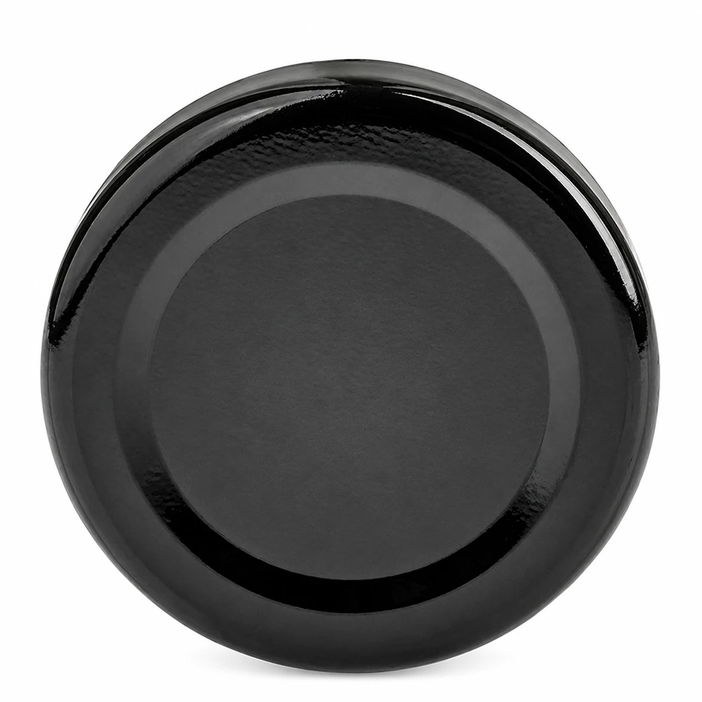 48mm TO48 BasicSeal Schraubdeckel schwarz Metalldeckel für Einmachgläser Großhandel Pacadura gewerblich