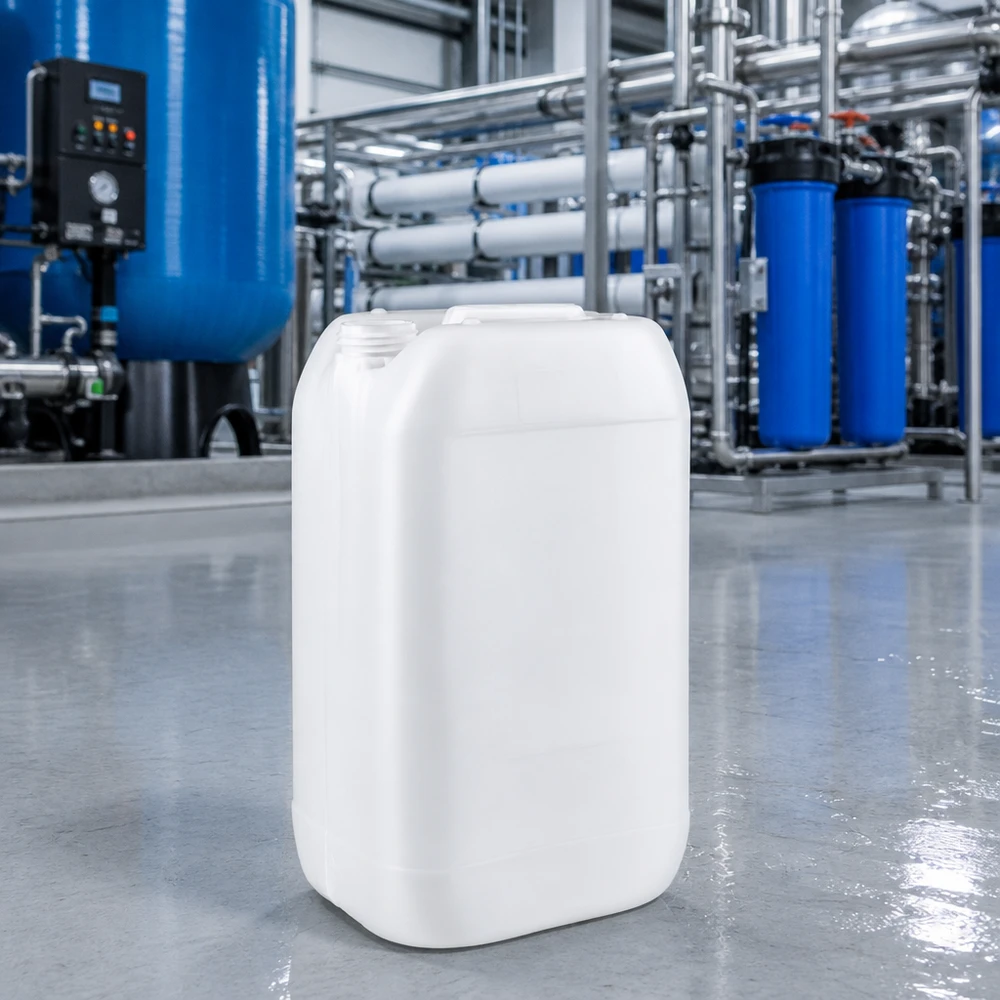 Kanister 15 Liter ohne Verschluss Weißer HDPE-Kanister 15 Liter ohne Verschluss für gewerblichen Einsatz in der Industrie