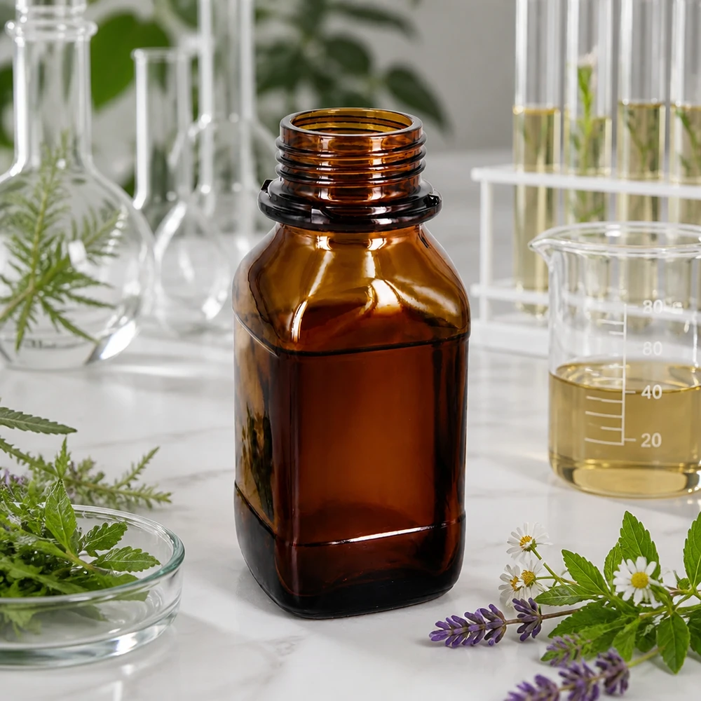 250ml Braunglas Chemikalienflasche für professionelle Laboranwendungen und gewerbliche Chemikalienlagerung