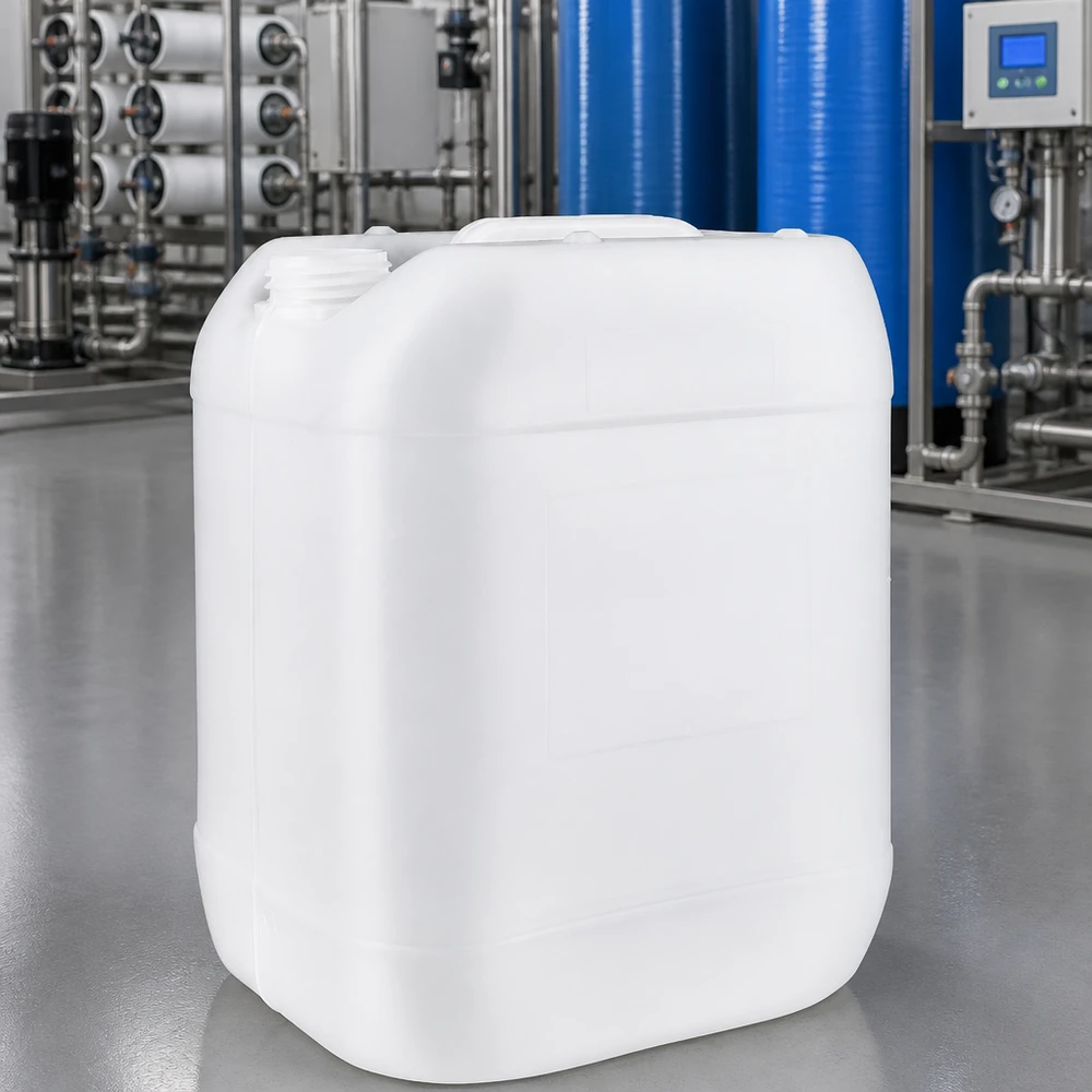 Kanister 20 Liter ohne Verschluss Weißer HDPE-Kanister 20 Liter ohne Verschluss für gewerblichen Einsatz in Industrie und Produktion